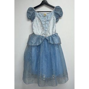 Disney Parks Princess Cinderella Dress Up Gown Girls Size 7 8 Halloween Costume